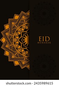 Hintergrund Takbir, Ramadan Kareem und Eid Mubarak