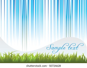 background to take off the lines and green grass. Vector