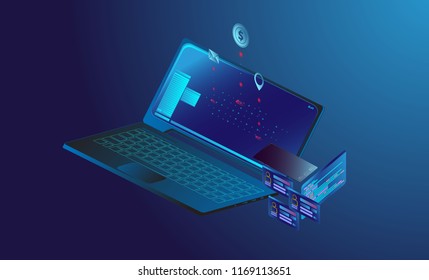 Background technology Internet of things share data concept. Smart controls devices connection and commands. Background technology Internet of things security concept.