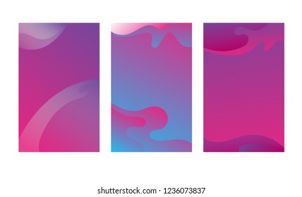 Background tekture violet color liquid and fluid colors  for poster design. Vector banner poster simple template in Eps10.
