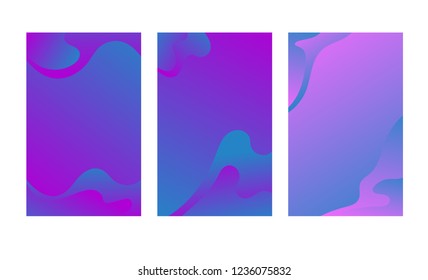 Background tekture violet color liquid and fluid colors  for poster design. Vector banner poster simple template in Eps10.
