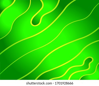 Background template with abstract Green leaf Vector