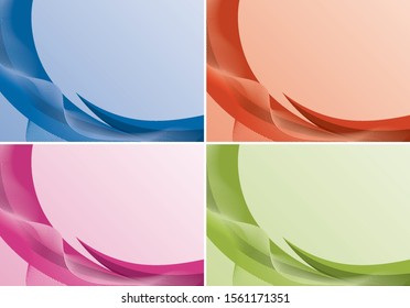 Background template with abstract patterns illustration