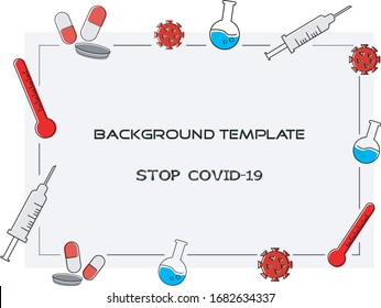Background template for bulletin boards or power point background templates for health information