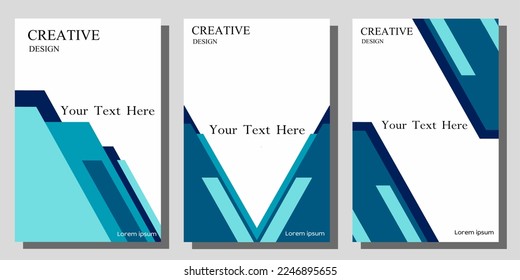 Background template business set. Modern style abstract background design for covers  invitations  posters and banners.