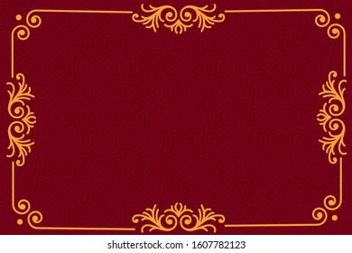 Background template with chinese new year pattern in red
