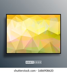Background template with colorful gradient texture for screen wallpaper, flyer, poster, brochure cover, typography or other printing products. Vector illustration.