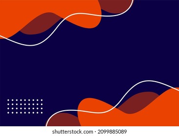 background template design for banners with abstract shapes