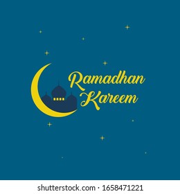 Background template design fits in Ramadan