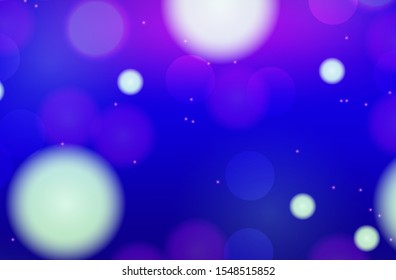 Hintergrund-Vorlagendesign mit weißem Licht auf blauer Abbildung