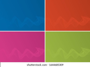 Plantilla de fondo en ilustración de cuatro colores
