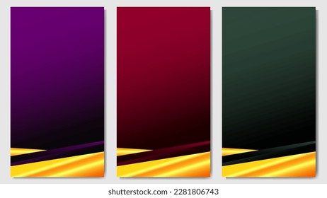 background template with gradient color respectively suitable for branding and others