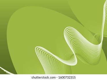 Background template with green abstract pattern illustration