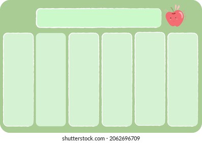 Background or template for journal, agenda, weekly schedule, school agenda, paper, and others.