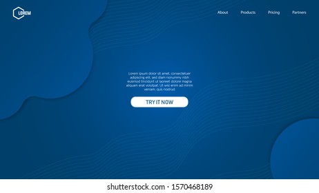 background template for landing page website