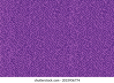 Plantilla de fondo hecha de secuencias púrpura, brillo, chispas, pastillas. Afiche de lujo vectorial con secuencias brillantes, puntos de degradado de brillo. Mosaico circular brillante de fondo para discoteca festiva