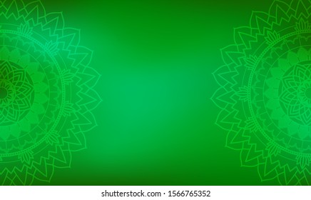 Background template with mandala designs illustration