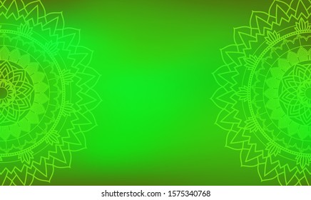 Background template with mandala designs illustration