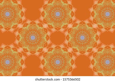 Background template with mandala designs illustration