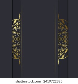 Background template with mandala pattern design