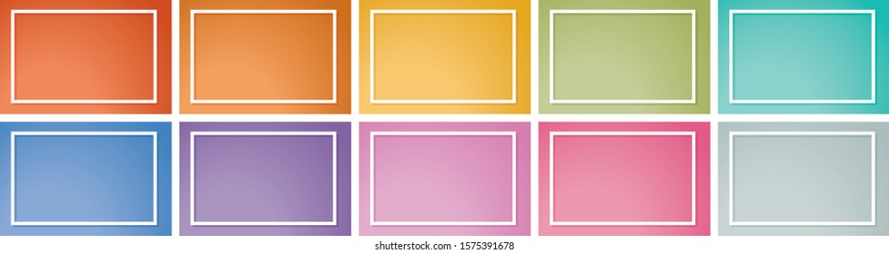 Plantilla de fondo en muchas ilustraciones de colores