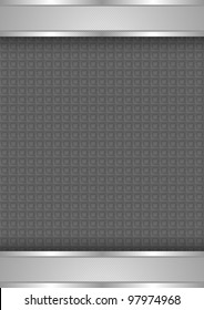 Background template, metallic texture. High tech wallpaper wall