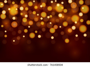 Background template with orange light illustration