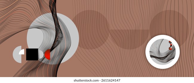 Background Template Poster design Japanese style templates set invitations to lines. Abstract background for book cover texture brochure