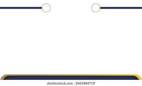 background or template for powerpoint or banner or zoom background with flat illustration style and wave abstract ornaments with place for logo, easy to edit