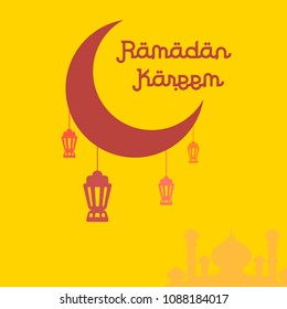Background Template Ramadan kareem