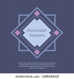 Background Template Ramadan kareem