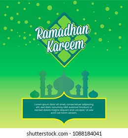 Background Template Ramadan kareem