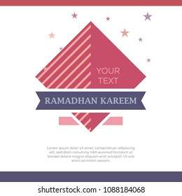 Background Template Ramadan kareem