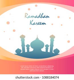 Background Template Ramadan kareem