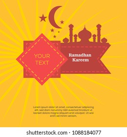 Background Template Ramadan kareem