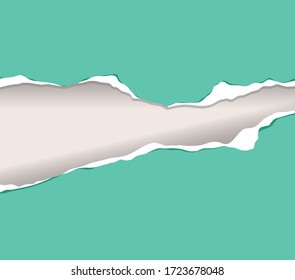Background template with ripping paper illustration