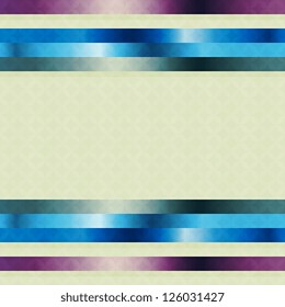 Background template with seamless pattern and lines