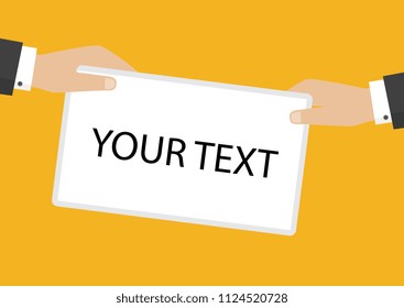 Background. Template for the text. Put your own text here. Vector illustration