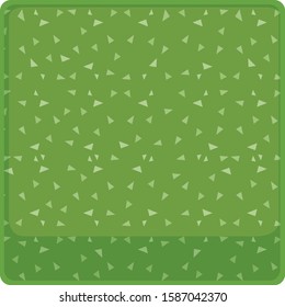 Background template with triangles in green illustration