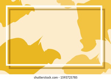 Background template with yellow patterns illustration
