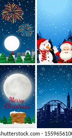 Hintergrundvorlagen mit Weihnachten-Themabildung