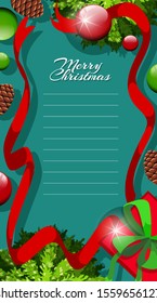 Background templates with christmas theme illustration