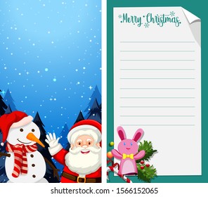 Background templates with christmas theme illustration