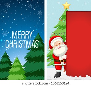 Plantillas de fondo con ilustración de tema de navidad