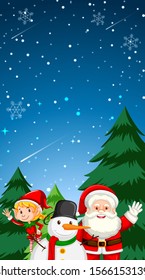 Background templates with christmas theme illustration