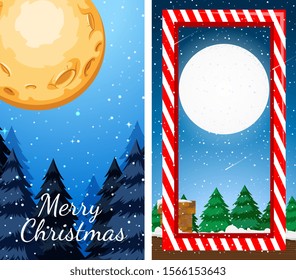 Hintergrundvorlagen mit Weihnachten-Themabildung
