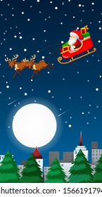 Background templates with christmas theme illustration