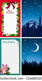Hintergrundvorlagen mit Weihnachten-Themabildung