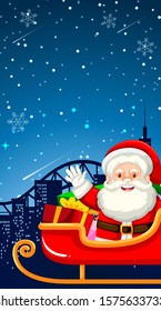 Background templates with christmas theme illustration
