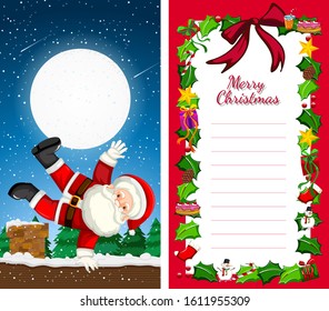 Plantillas de fondo con ilustración de tema de navidad